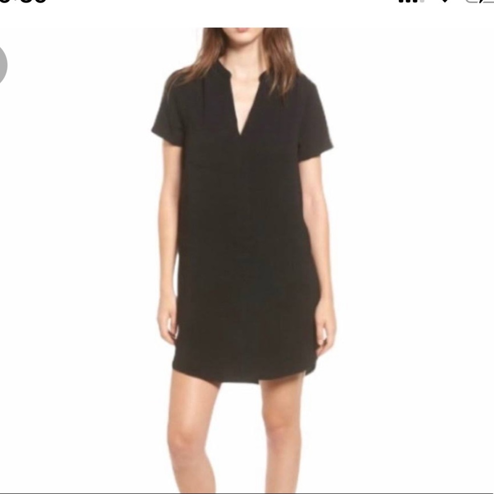 Lush black mini dress